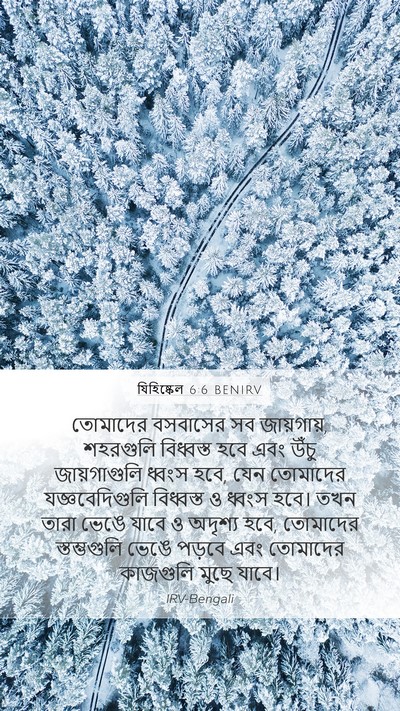 যিহিষ্কেল 6:6 BENIRV Bible Verse Image