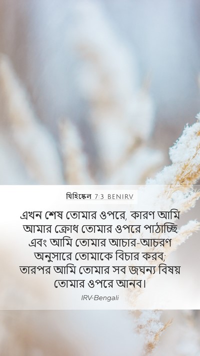 যিহিষ্কেল 7:3 BENIRV Bible Verse Image