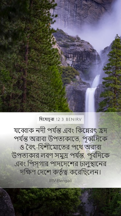 যিহোচূৱা 12:3 BENIRV Bible Verse Image