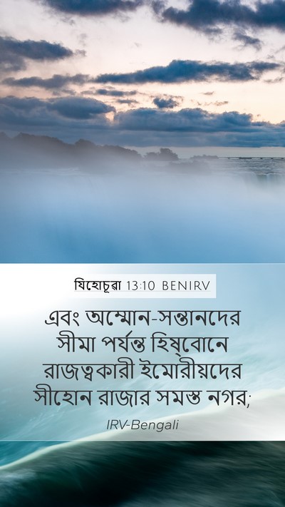 যিহোচূৱা 13:10 BENIRV Bible Verse Image