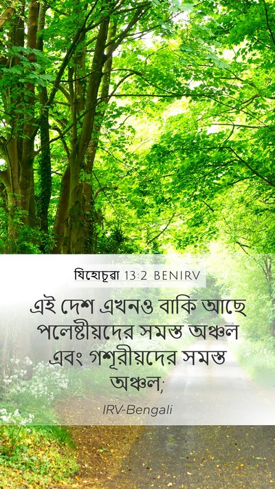 যিহোচূৱা 13:2 BENIRV Bible Verse Image