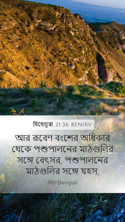 যিহোচূৱা 21:36 BENIRV Bible Verse Image