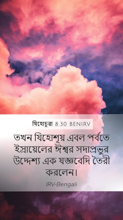 যিহোচূৱা 8:30 BENIRV Bible Verse Image