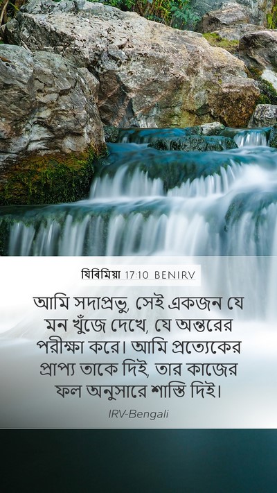 যিৰিমিয়া 17:10 BENIRV Bible Verse Image