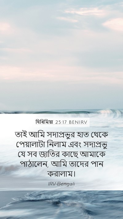 যিৰিমিয়া 25:17 BENIRV Bible Verse Image
