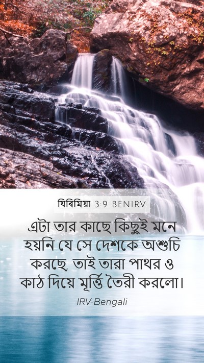 যিৰিমিয়া 3:9 BENIRV Bible Verse Image