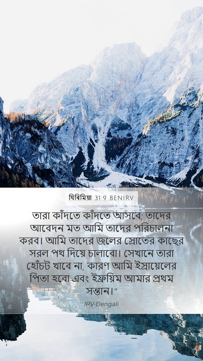 যিৰিমিয়া 31:9 BENIRV Bible Verse Image