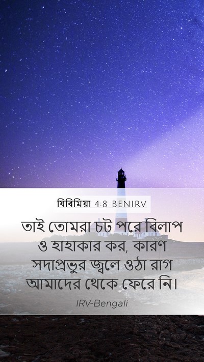 যিৰিমিয়া 4:8 BENIRV Bible Verse Image