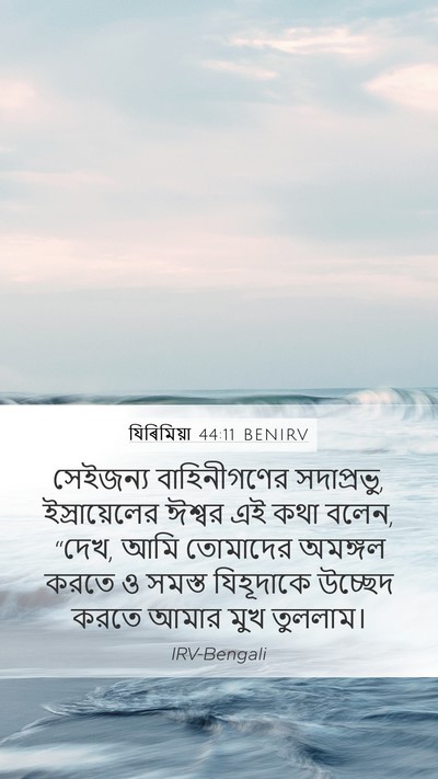 যিৰিমিয়া 44:11 BENIRV Bible Verse Image