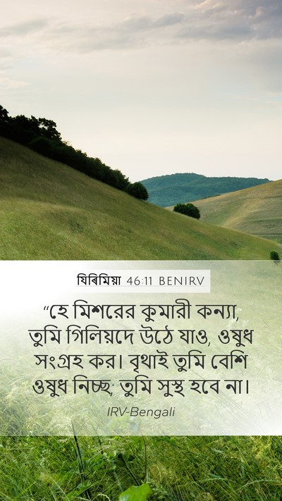 যিৰিমিয়া 46:11 BENIRV Bible Verse Image