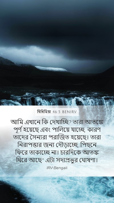 যিৰিমিয়া 46:5 BENIRV Bible Verse Image