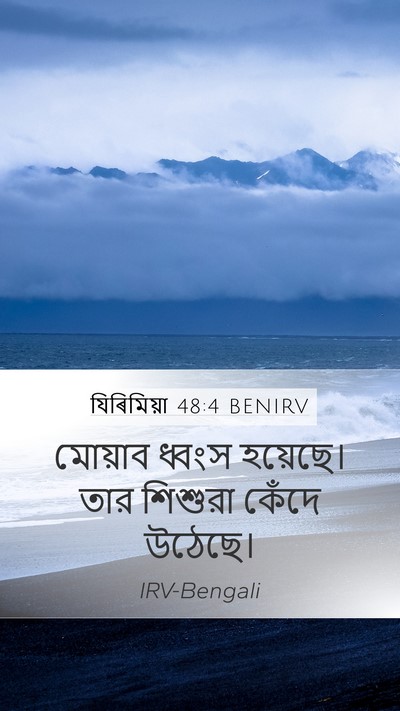 যিৰিমিয়া 48:4 BENIRV Bible Verse Image