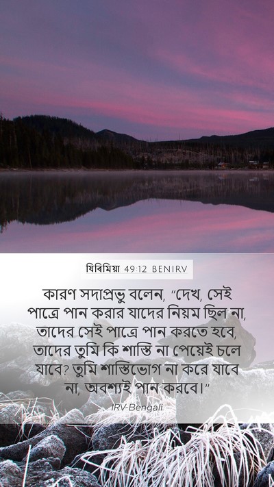 যিৰিমিয়া 49:12 BENIRV Bible Verse Image