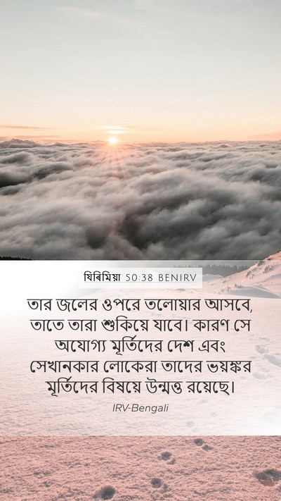যিৰিমিয়া 50:38 BENIRV Bible Verse Image