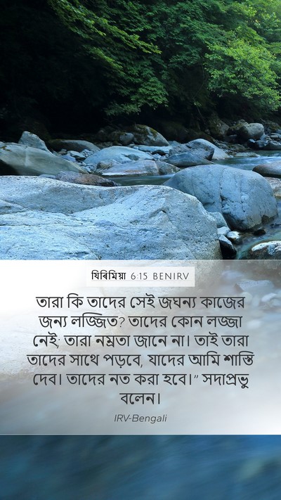 যিৰিমিয়া 6:15 BENIRV Bible Verse Image