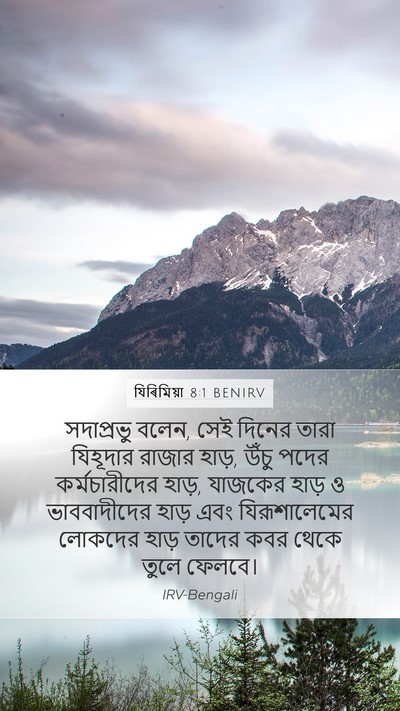 যিৰিমিয়া 8:1 BENIRV Bible Verse Image