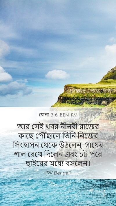 যোনা 3:6 BENIRV Bible Verse Image