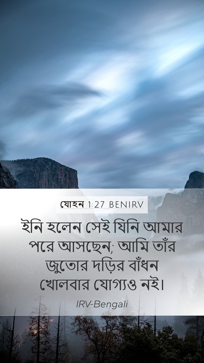 যোহন 1:27 BENIRV Bible Verse Image