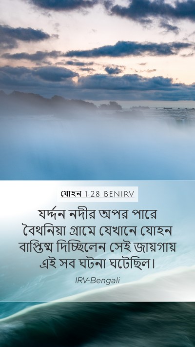 যোহন 1:28 BENIRV Bible Verse Image