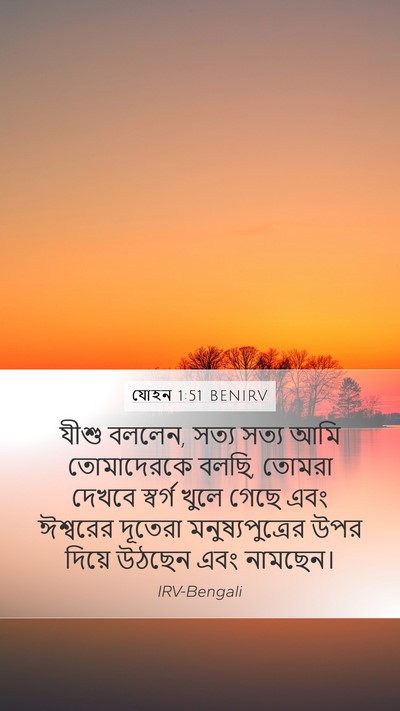যোহন 1:51 BENIRV Bible Verse Image