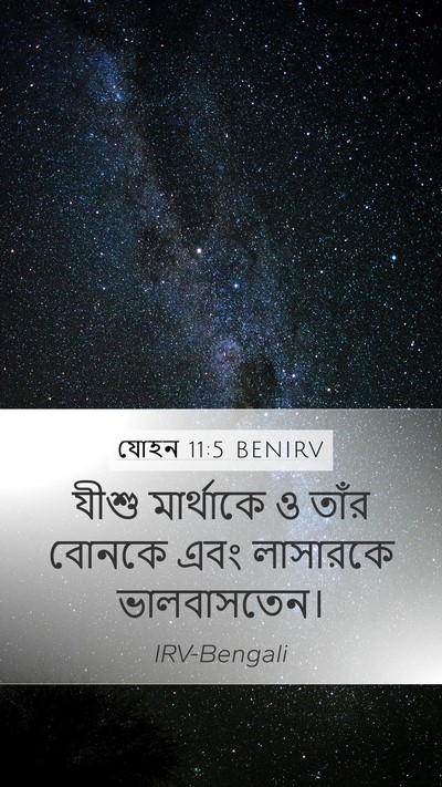 যোহন 11:5 BENIRV Bible Verse Image