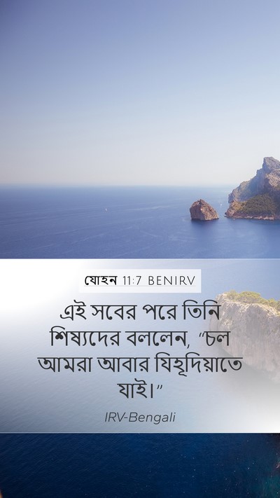 যোহন 11:7 BENIRV Bible Verse Image
