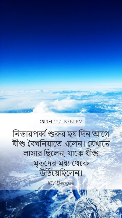 যোহন 12:1 BENIRV Bible Verse Image