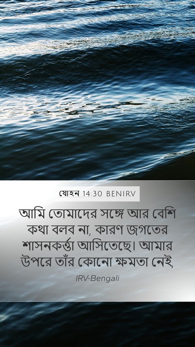 যোহন 14:30 BENIRV Bible Verse Image