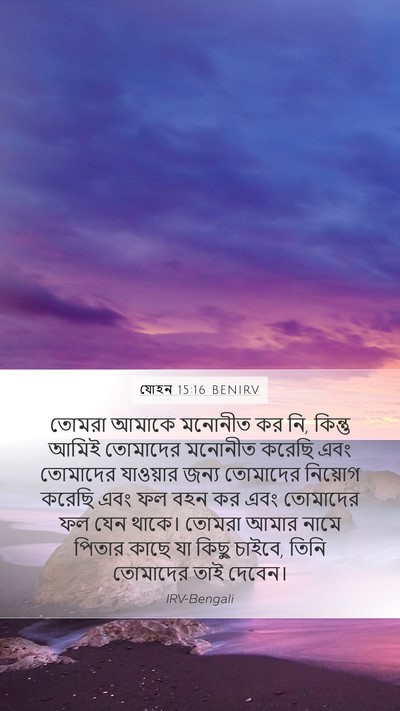 যোহন 15:16 BENIRV Bible Verse Image