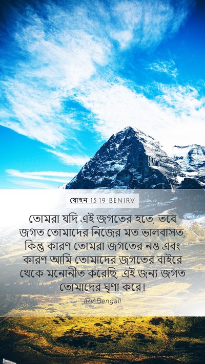 যোহন 15:19 BENIRV Bible Verse Image