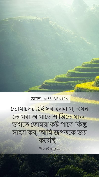 যোহন 16:33 BENIRV Bible Verse Image