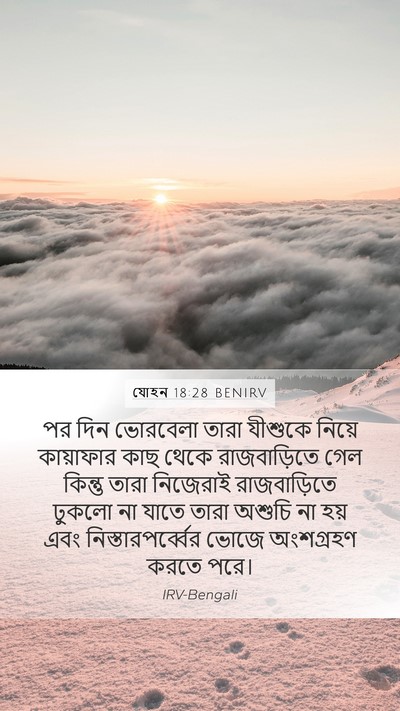 যোহন 18:28 BENIRV Bible Verse Image