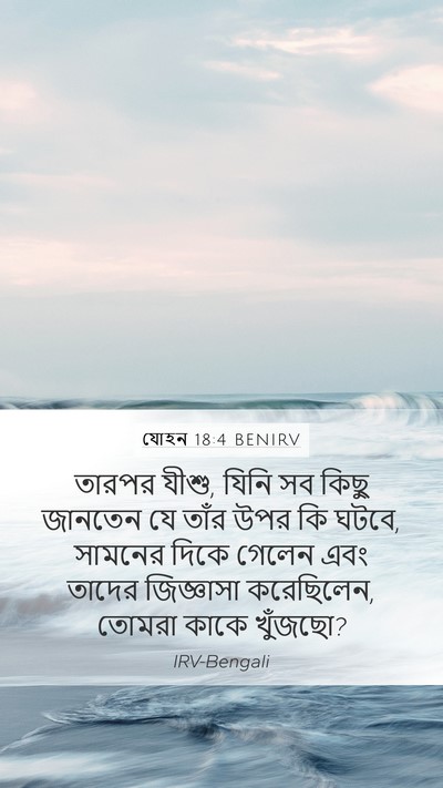 যোহন 18:4 BENIRV Bible Verse Image
