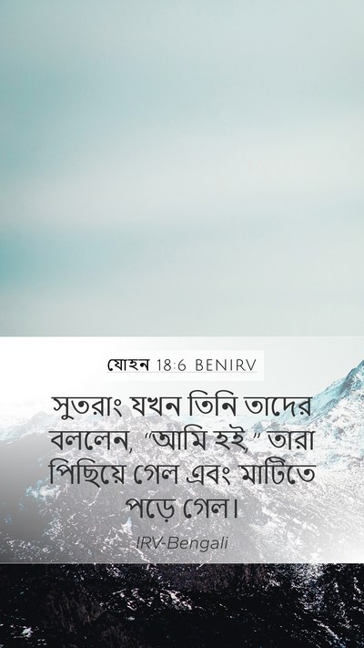 যোহন 18:6 BENIRV Bible Verse Image