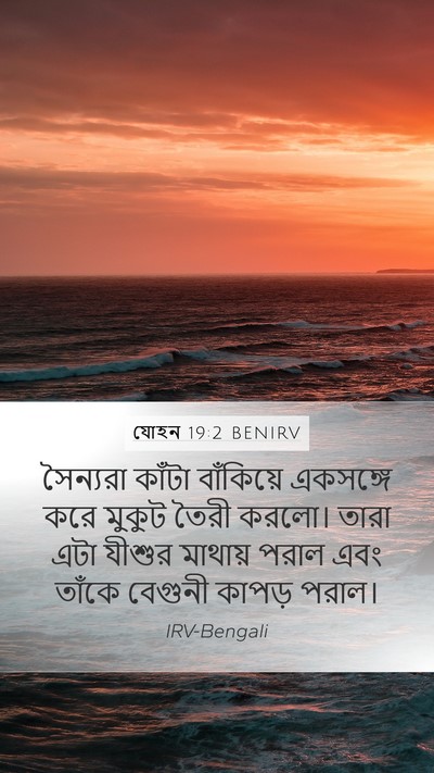 যোহন 19:2 BENIRV Bible Verse Image