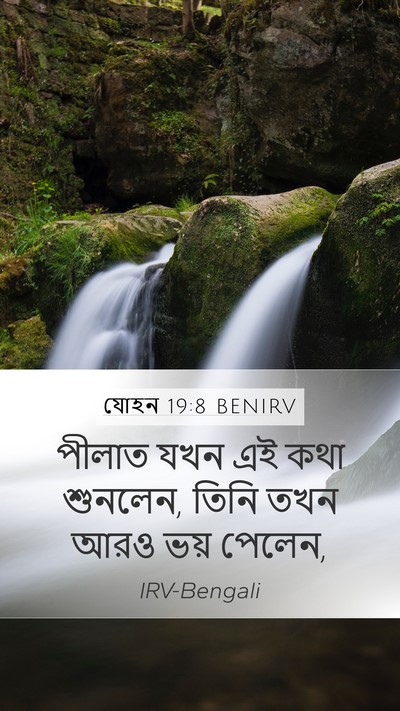 যোহন 19:8 BENIRV Bible Verse Image
