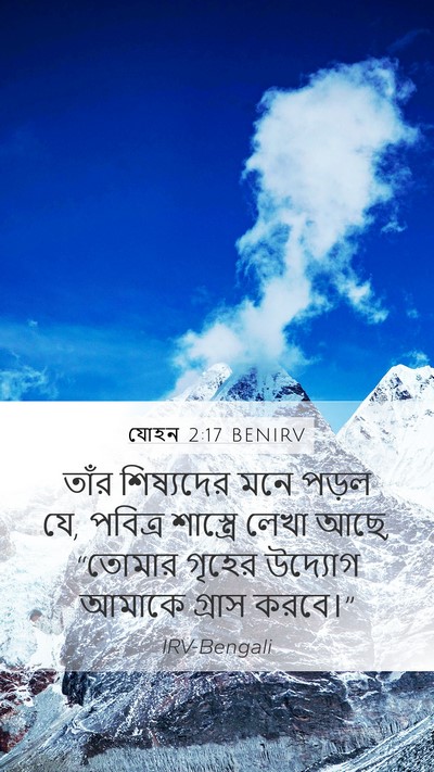 যোহন 2:17 BENIRV Bible Verse Image