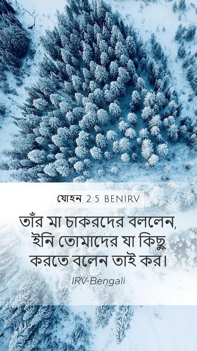 যোহন 2:5 BENIRV Bible Verse Image