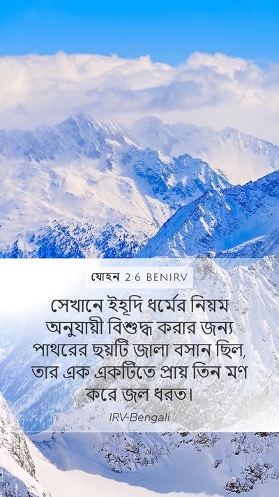 যোহন 2:6 BENIRV Bible Verse Image