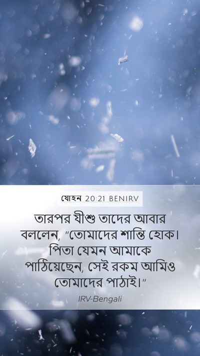 যোহন 20:21 BENIRV Bible Verse Image