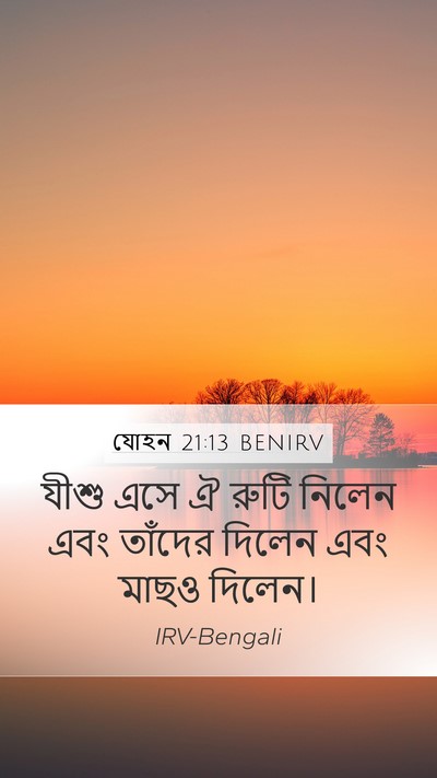যোহন 21:13 BENIRV Bible Verse Image