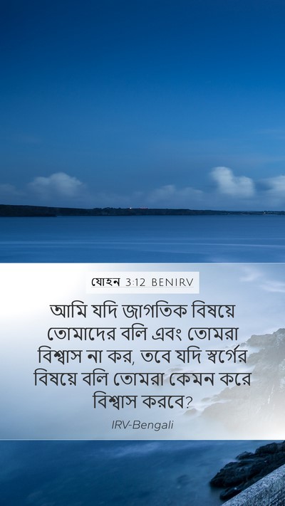 যোহন 3:12 BENIRV Bible Verse Image
