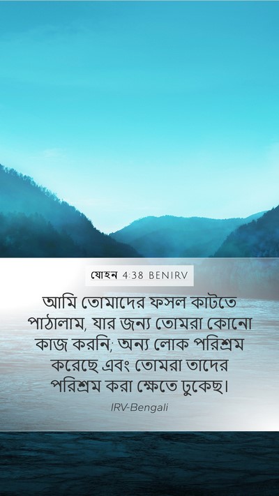 যোহন 4:38 BENIRV Bible Verse Image