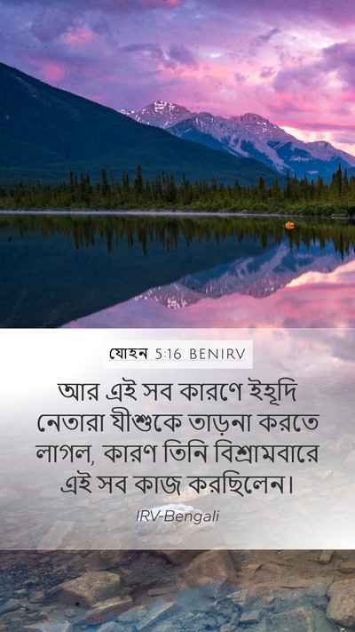 যোহন 5:16 BENIRV Bible Verse Image