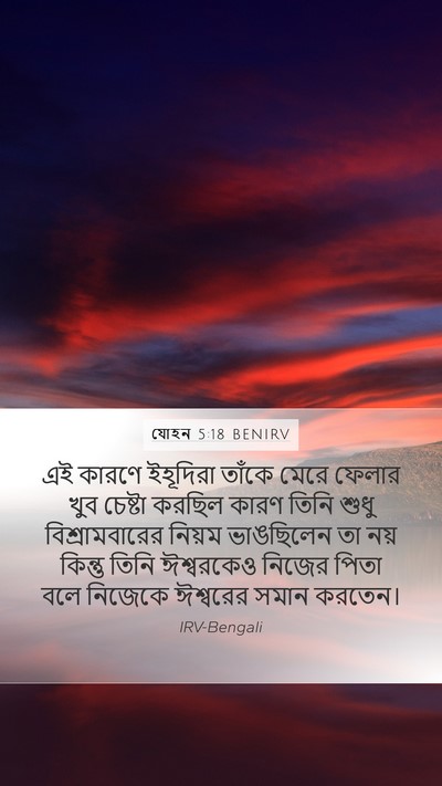 যোহন 5:18 BENIRV Bible Verse Image