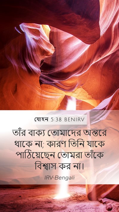 যোহন 5:38 BENIRV Bible Verse Image