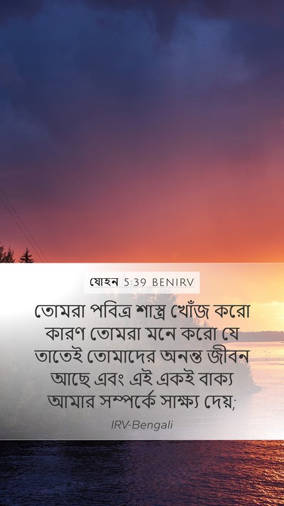 যোহন 5:39 BENIRV Bible Verse Image