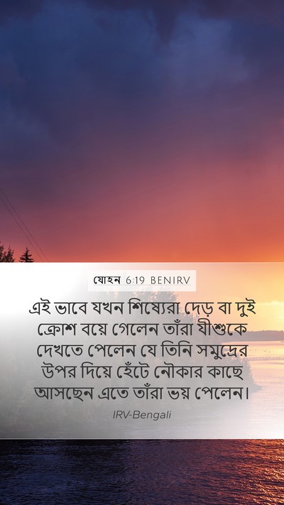 যোহন 6:19 BENIRV Bible Verse Image