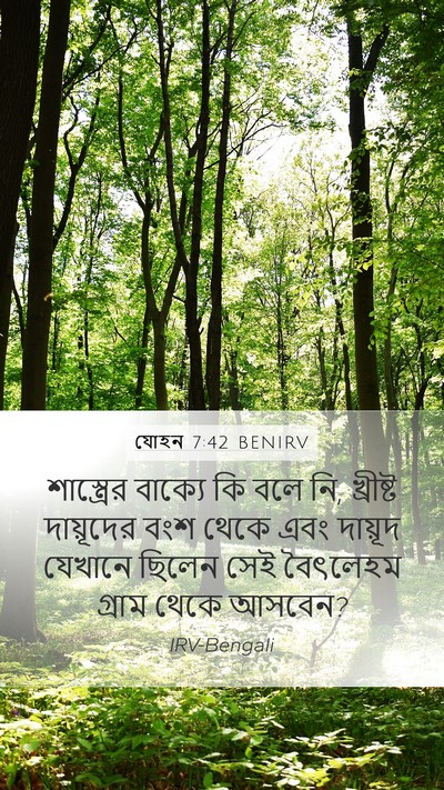 যোহন 7:42 BENIRV Bible Verse Image