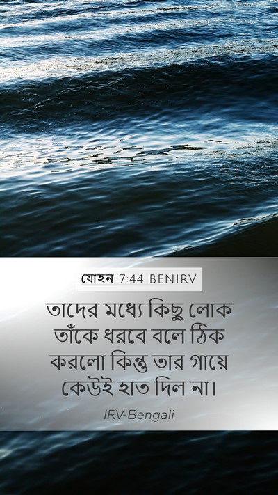 যোহন 7:44 BENIRV Bible Verse Image